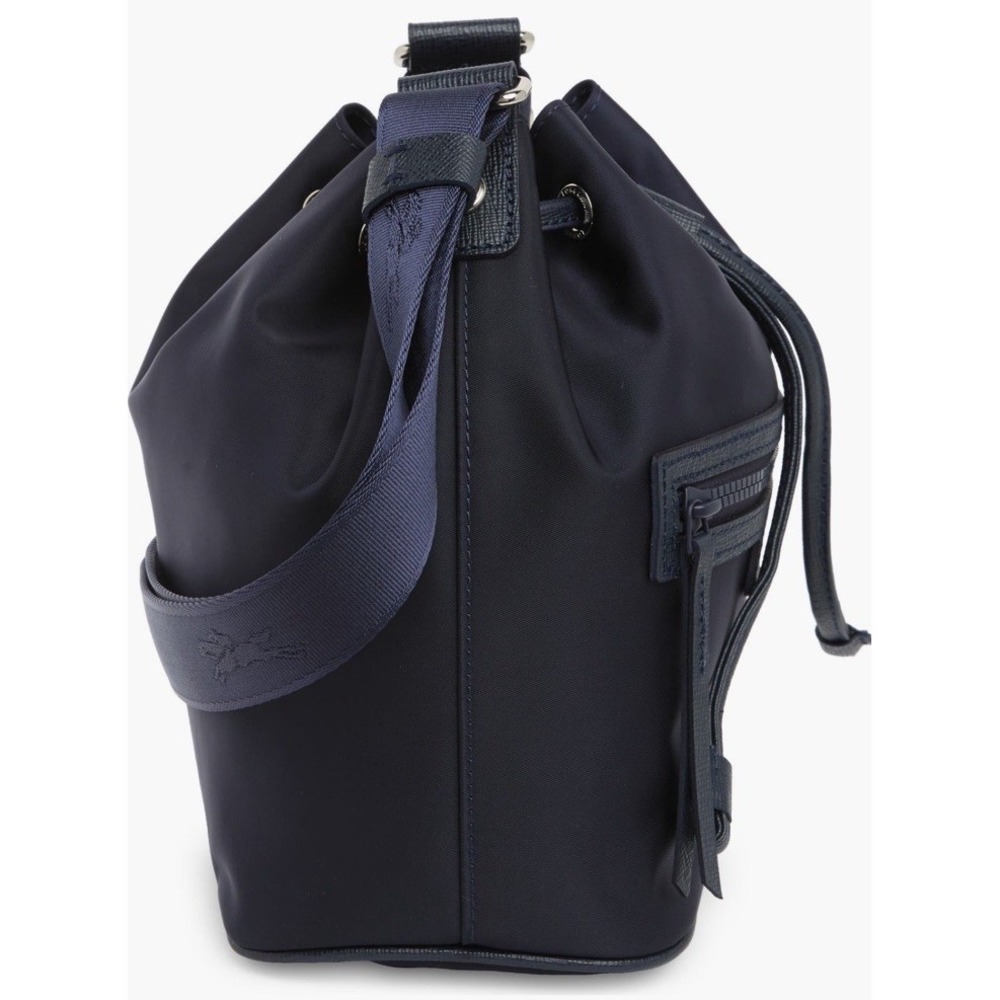 Longchamp Le Pliage Neoprene Bucket Bag Navy Blue New  Was $295!!  * NWT - Picture 4 of 8